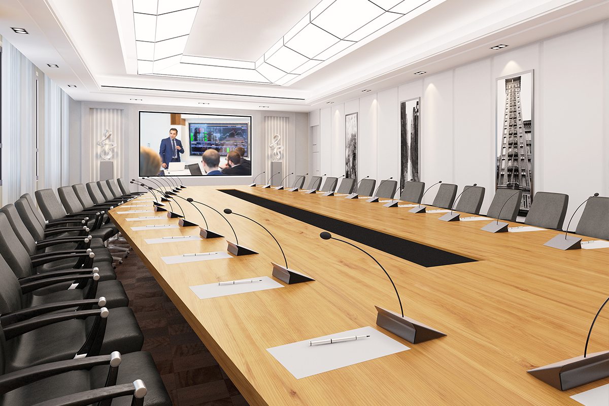 Sistemi audio video per sale conferenze e auditorium aziendali